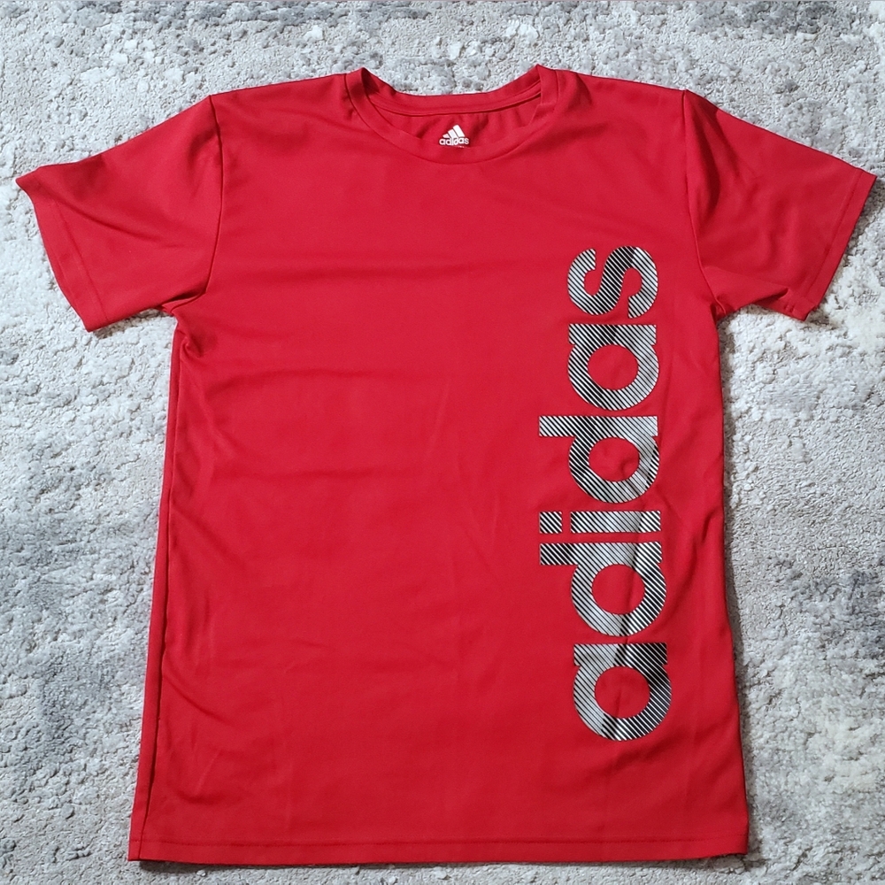 Adidas Short Sleeve T-shirt Red Youth